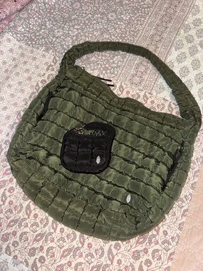 Free people Carry all tote and micro pouch